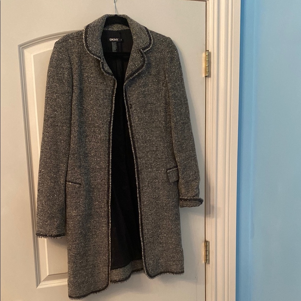 Dkny Gray Blazer Suit Jacket